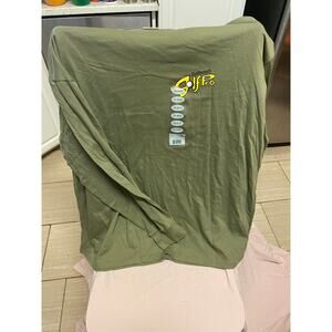 New Golf T Shirt Long Sleeve Men’s Size XXL Green Backwoods Golf Pro